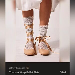 NIB JEFFERY CAMPBELL THATS A WRAP BALLET FLATS